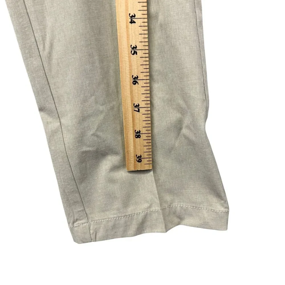 Linksoul Pants Men’s 32R Beige Chino Performance Preppy Casual Outdoor Golf Flex